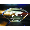 Beveled Shell Optical Crystal Award